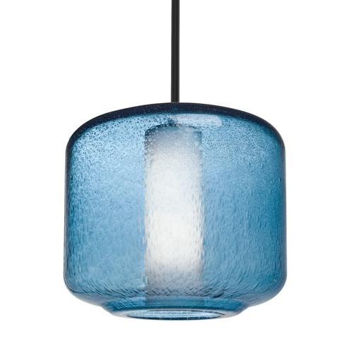 Mini Pendants Glass Down by Besa ( 74 | 1TT-NILES10BO-LED-BK Besa Niles 10 Stem Pendant ) 