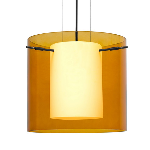 Mini Pendants Glass Down by Besa ( 74 | 1KG-G18407-LED-BK Besa Pahu 12 Cable Pendant ) 