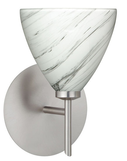 Sconces Single Glass by Besa ( 74 | 1SW-1779MG-SN Mia ) 
