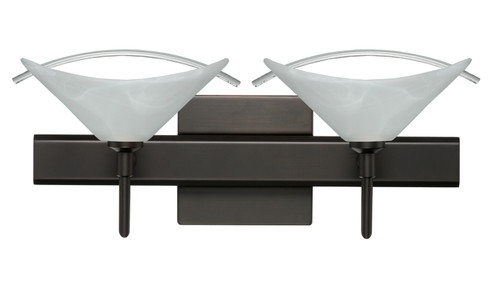 Bathroom Fixtures Two Lights by Besa ( 74 | 2SW-181304-BR-SQ Hoppi ) 