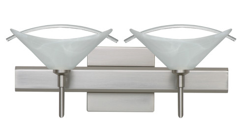 Bathroom Fixtures Two Lights by Besa ( 74 | 2SW-181304-SN-SQ Hoppi ) 