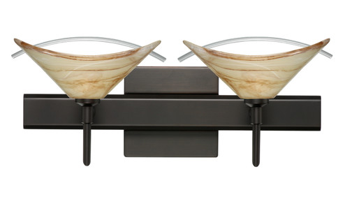 Bathroom Fixtures Two Lights by Besa ( 74 | 2SW-181305-BR-SQ Hoppi ) 