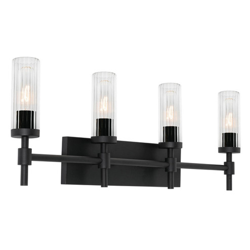 Bathroom Fixtures Four Lights by AFX Lighting ( 162 | HNTV3011MBBK Huntington ) 