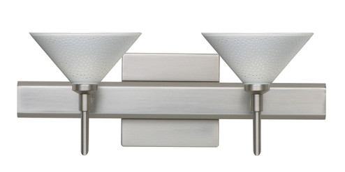 Bathroom Fixtures Two Lights by Besa ( 74 | 2SW-282453-SN-SQ Kona ) 