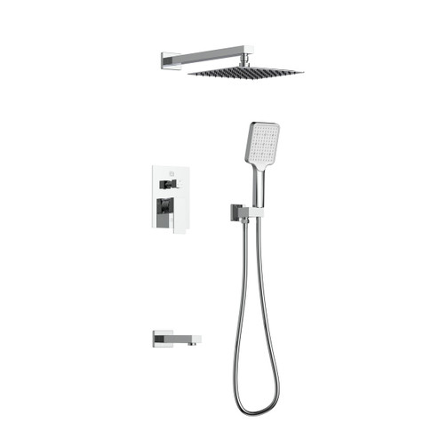 Plumbing Bath Faucets by Elegant Lighting ( 173 | FAS-9004PCH Petar ) 