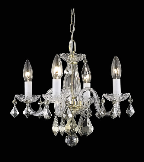 Mini Chandeliers Candle by Elegant Lighting ( 173 | LD7804D15G Azalea ) 