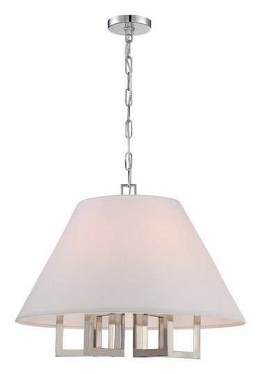 Mini Chandeliers Drum Shade by Crystorama ( 60 | 2256-PN Westwood ) 
