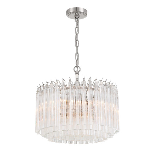 Mini Chandeliers Glass Shade by Crystorama ( 60 | LOF-5005-PN Lofton ) 