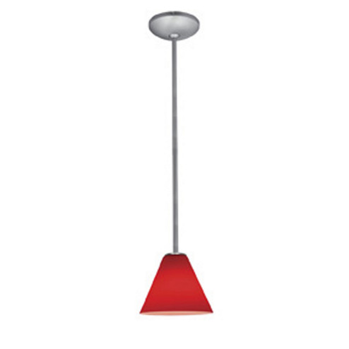 Mini Pendants Glass Down by Access ( 18 | 28004-1R-BS/RED Martini ) 