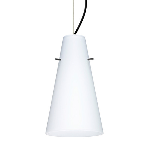 Mini Pendants Glass Down by Besa ( 74 | 1KX-412407-LED-BK Besa Cierro Cable Pendant ) 