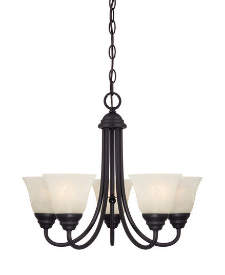 Mid. Chandeliers Glass Up by Designers Fountain ( 43 | 85185-ORB Kendall ) 
