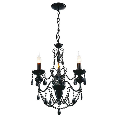 Mini Chandeliers Candle by CWI Lighting ( 401 | 5095P16B-3 Keen ) 