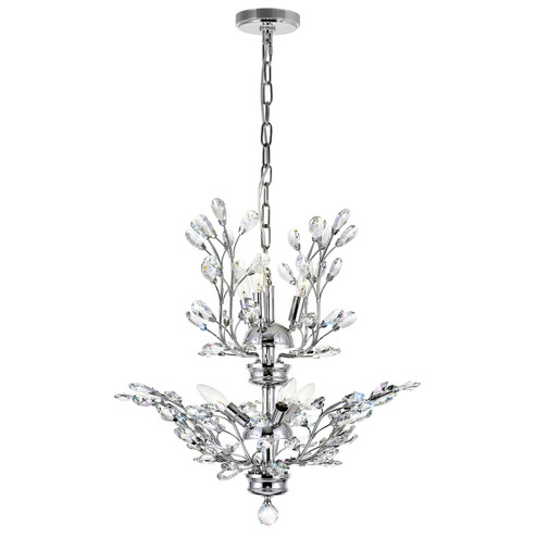 Mid. Chandeliers Glass Down by CWI Lighting ( 401 | 5206P22C Ivy ) 