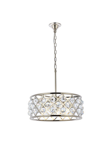 Mini Chandeliers Drum Shade by Elegant Lighting ( 173 | 1214D20PN/RC Madison ) 
