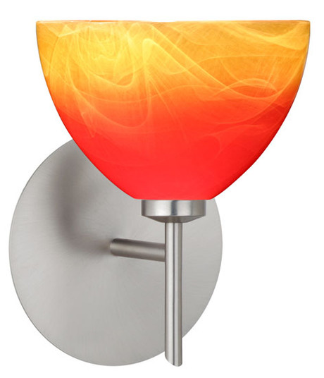 Sconces Single Glass by Besa ( 74 | 1SW-4679SL-SN Brella ) 