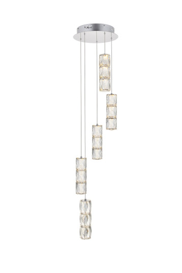 Pendants Glass Down by Elegant Lighting ( 173 | 3500D5RC Polaris ) 