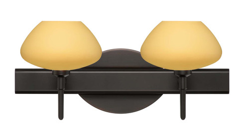Bathroom Fixtures Two Lights by Besa ( 74 | 2SW-5410VM-BR Peri ) 
