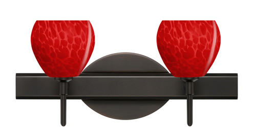 Bathroom Fixtures Two Lights by Besa ( 74 | 2SW-5605RC-LED-BR Besa Tay Tay Vanity ) 