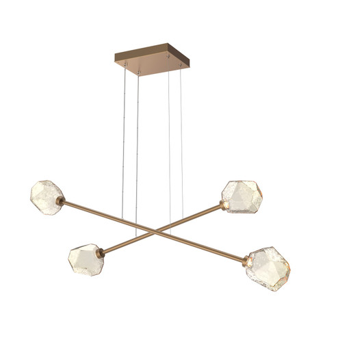 Linear/Island 2 Light Bar by Hammerton Studio ( 404 | PLB0039-M2-NB-A-CA1-L1 Gem ) 