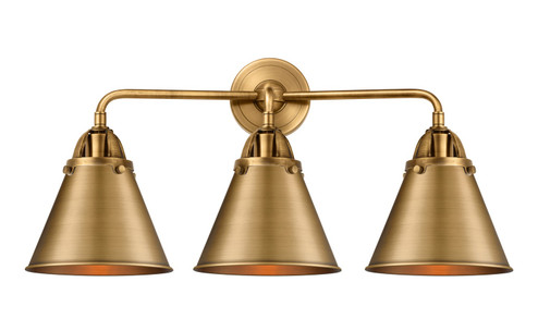 Bathroom Fixtures Three Lights by Innovations ( 405 | 288-3W-BB-M13-BB-LED Nouveau 2 ) 