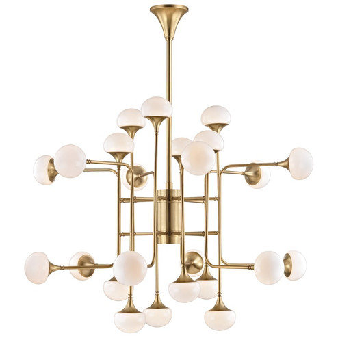 Large Chandeliers Glass Shade by Hudson Valley ( 70 | 4724-AGB Fleming )  Large Chandeliers Glass Shade by Hudson Valley ( 70 | 4724-AGB Fleming )