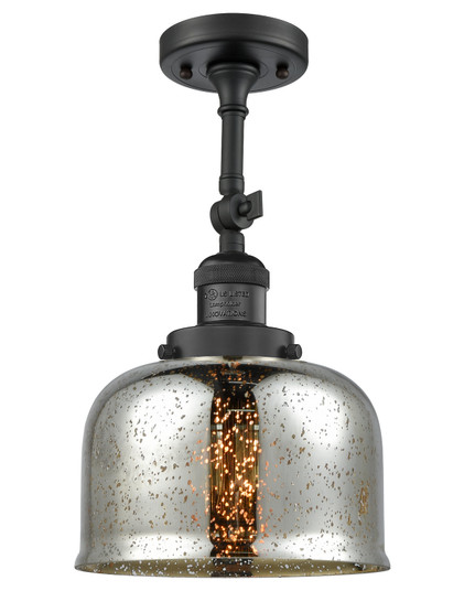 Semi-Flush Mts. Glass Down by Innovations ( 405 | 201F-BK-G78-LED Franklin Restoration ) 