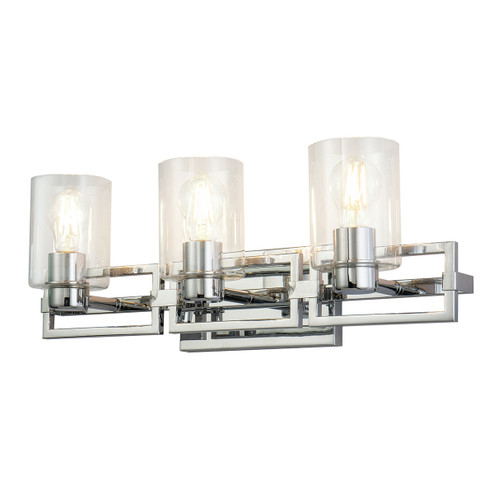 Bathroom Fixtures Three Lights by Lucas + McKearn ( 175 | BB90117PC-3 Estes ) 