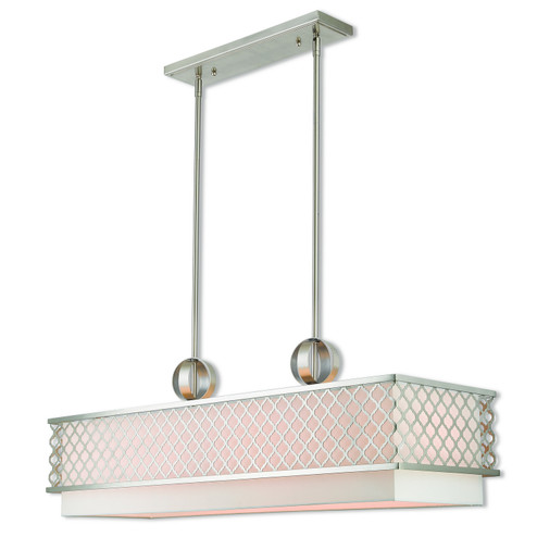 Linear/Island Drum Shade by Livex Lighting ( 107 | 41106-91 Arabesque ) 