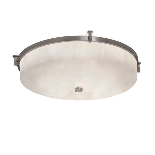 Flush Mounts Bowl Style by Justice Designs ( 102 | CLD-8987-NCKL Clouds ) 