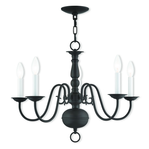 Mid. Chandeliers Candle by Livex Lighting ( 107 | 5005-07 Williamsburgh ) 