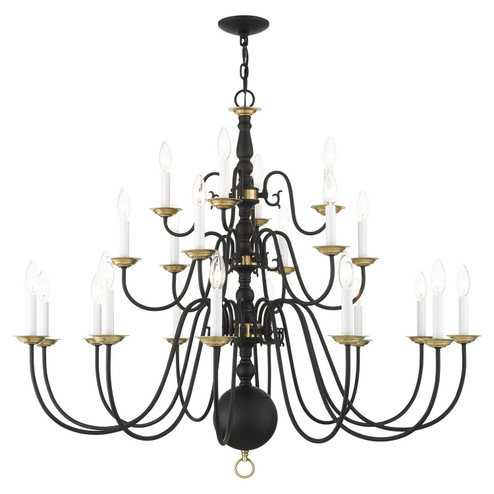 Large Chandeliers Candle by Livex Lighting ( 107 | 5015-04 Williamsburg ) 