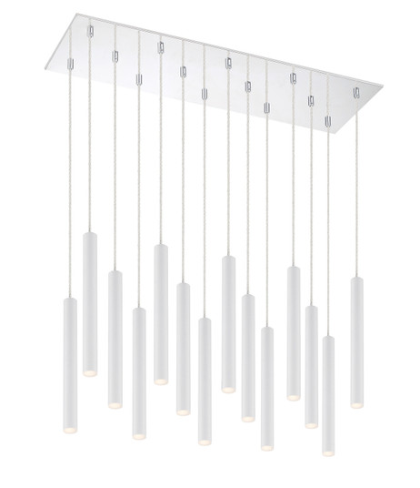 Linear/Island 4 Light + by Z-Lite ( 224 | 917MP12-WH-LED-14LCH Forest ) 