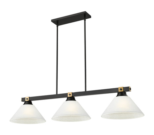 Linear/Island 3 Light Bar by Z-Lite ( 224 | 1955-3MB-RB-AWL14 Bronte ) 
