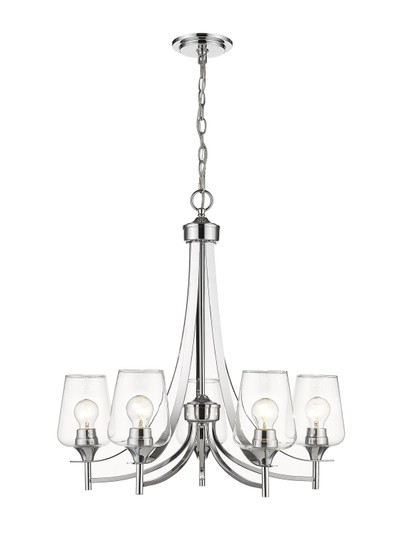 Mid. Chandeliers Glass Up by Z-Lite ( 224 | 473-5CH Joliet ) 