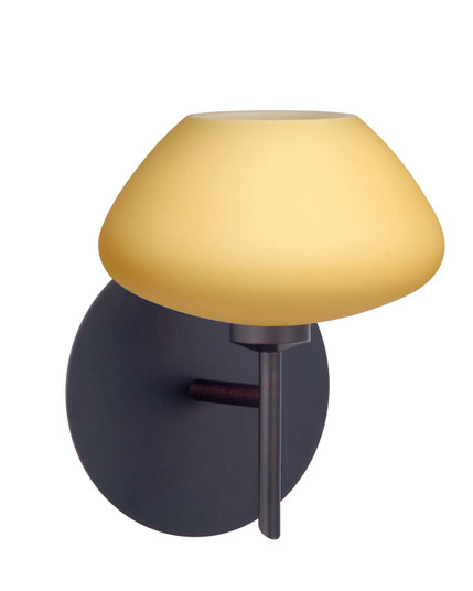 Sconces Single Glass by Besa ( 74 | 1SW-5410VM-BR Peri ) 