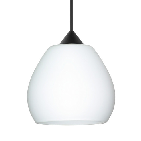 Mini Pendants Glass Down by Besa ( 74 | 1XT-560507-LED-BK Besa Tay Tay Pendant ) 