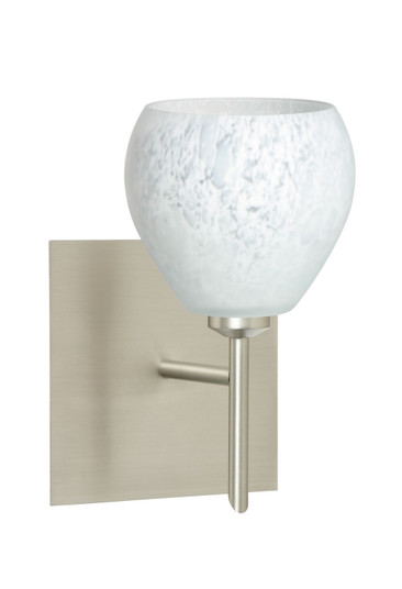 Sconces Single Glass by Besa ( 74 | 1SW-560519-SN-SQ Tay Tay ) 