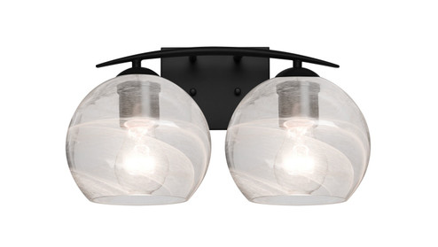 Bathroom Fixtures Two Lights by Besa ( 74 | 2WC-JILLYCL-EDIL-BK Besa Jilly Vanity ) 