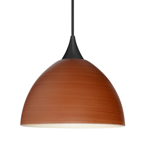 Mini Pendants Glass Down by Besa ( 74 | 1XC-4679CH-LED-BK Besa Brella Pendant ) 