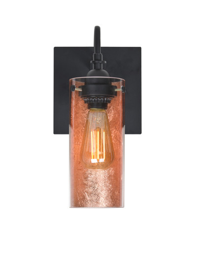 Sconces Single Glass by Besa ( 74 | 1WG-DUKECF-EDIL-BK Duke ) 