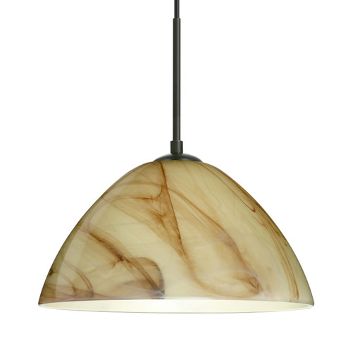 Mini Pendants Glass Down by Besa ( 74 | 1JT-420183-LED-BK Besa Tessa Pendant ) 