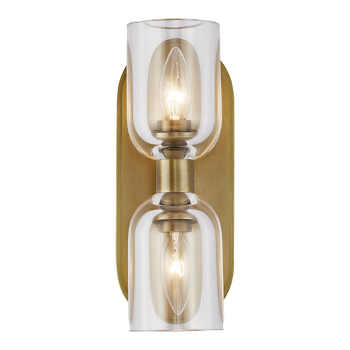 Sconces Double Glass by Alora ( 452 | WV338902VBCC Lucian ) 