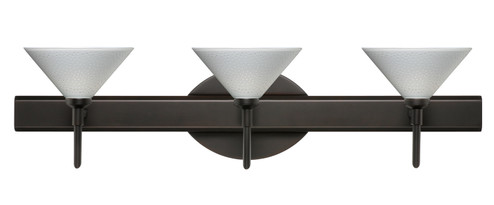 Bathroom Fixtures Three Lights by Besa ( 74 | 3SW-282453-BR Kona ) 