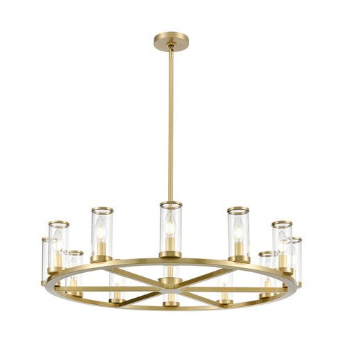 Mid. Chandeliers Glass Up by Alora ( 452 | CH309012NBCG Revolve ) 