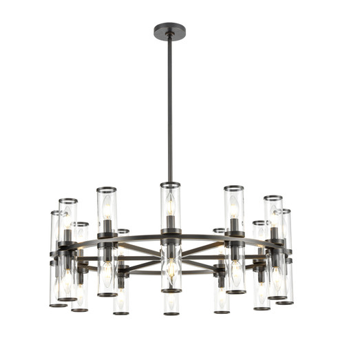 Mid. Chandeliers Glass Up by Alora ( 452 | CH309024UBCG Revolve ) 