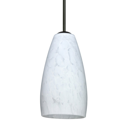 Mini Pendants Glass Down by Besa ( 74 | 1BT-150919-LED-BK Besa Chrissy Pendant ) 