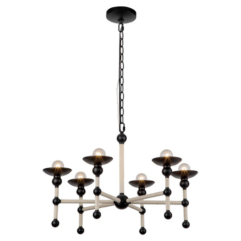 Mid. Chandeliers Candle by Alora ( 452 | CH343625MBCN Nadine ) 