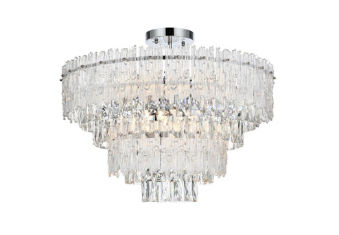 Semi-Flush Mts. Glass Down by Elegant Lighting ( 173 | 1780F25C Emilia ) 