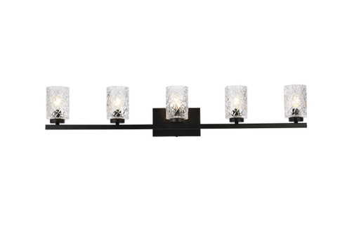 Bathroom Fixtures Five+Lights by Elegant Lighting ( 173 | LD7029W41BK Cassie ) 