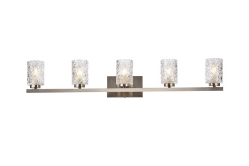 Bathroom Fixtures Five+Lights by Elegant Lighting ( 173 | LD7029W41SN Cassie ) 
